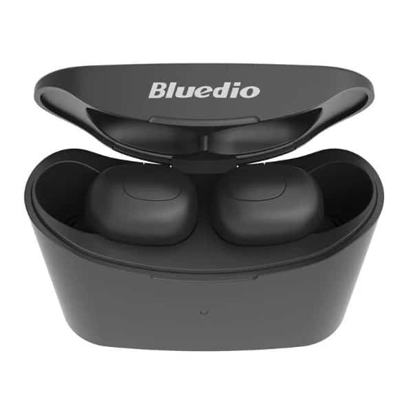 Bluedio T-elf TWS Earbuds Bluetooth 5.0 med opladningsboks.