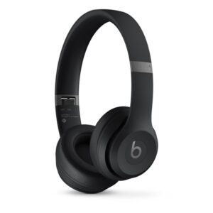Apple Beats Solo4 Wireless Headphones - On-Ear Wireless Headphones - Matte Black