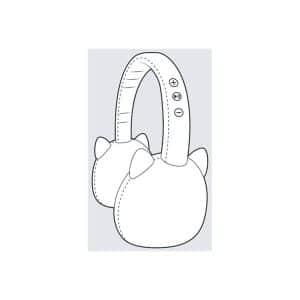 Lazerbuilt Gabby's Dollhouse - headphones with mic